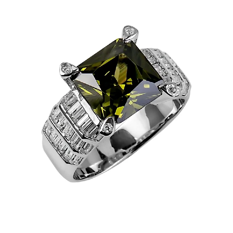 Interlocking Band Women's Rings in White Gold for a Modern DesignEnvy Ring