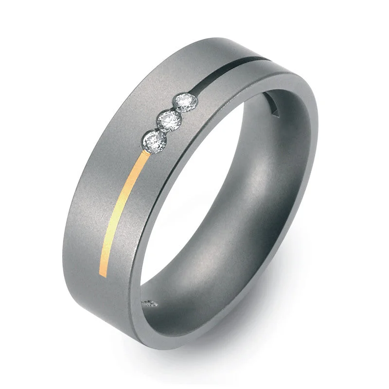 Titanium Rings with a QR - Code Engraving for Personalized Information51107-01 TeNo Titanium Ring Titanium Rings with a QR - Code Engraving for Personalized Information51107-01 TeNo Titanium Ring