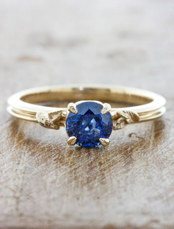 Men's Malachite Engagement Rings in 14K Gold with a Carved Stone CenterpieceEspinosa
