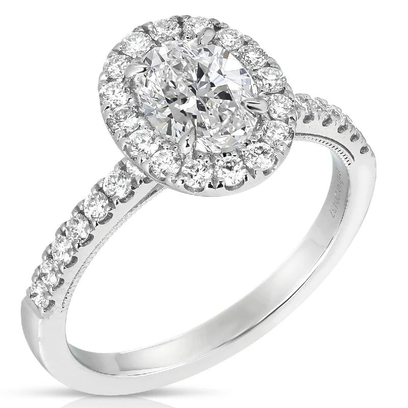 Men's Emerald Engagement Rings with 14K Yellow Gold and Vintage - Style Filigree1 1/2 Ctw Oval Halo Lab Grown Diamond Engagement Ring in 14 Karat White Gold Men's Emerald Engagement Rings with 14K Yellow Gold and Vintage - Style Filigree1 1/2 Ctw Oval Halo Lab Grown Diamond Engagement Ring in 14 Karat White Gold