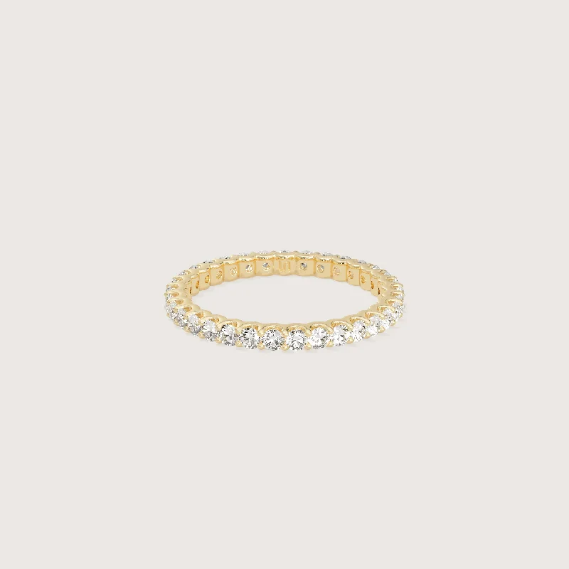 Floral - Patterned Women's Rings in 18K Yellow Gold for a Feminine LookArch Diamond Stacking Ring Floral - Patterned Women's Rings in 18K Yellow Gold for a Feminine LookArch Diamond Stacking Ring