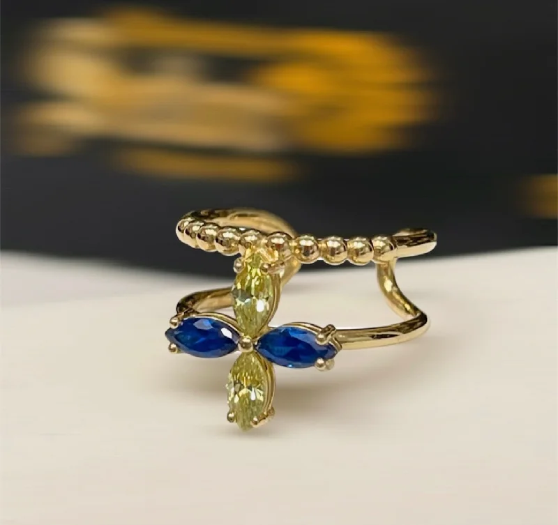 Minimalist Women's Rings with a Single Pearl in 14K Gold - Plated BandsGemma cuff women’s ring Minimalist Women's Rings with a Single Pearl in 14K Gold - Plated BandsGemma cuff women’s ring