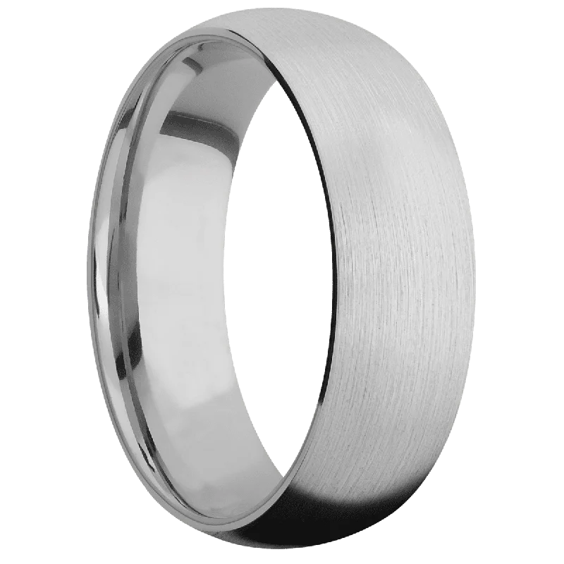 Men's spinning rings for fidget - friendly use18K White Gold + Satin Finish + Titanium Men's spinning rings for fidget - friendly use18K White Gold + Satin Finish + Titanium