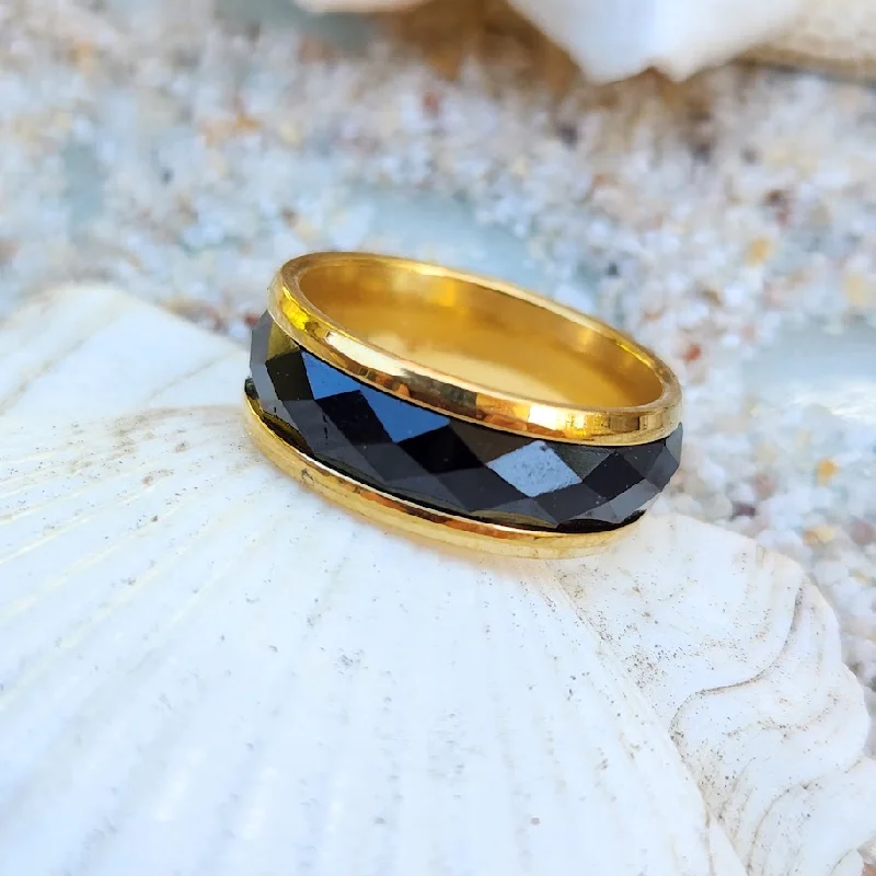 Women's Infinity Symbol Rings in Rose Gold for a Romantic TouchOBSIDIAN GOLD OR SILVER - WATERPROOF RING Women's Infinity Symbol Rings in Rose Gold for a Romantic TouchOBSIDIAN GOLD OR SILVER - WATERPROOF RING