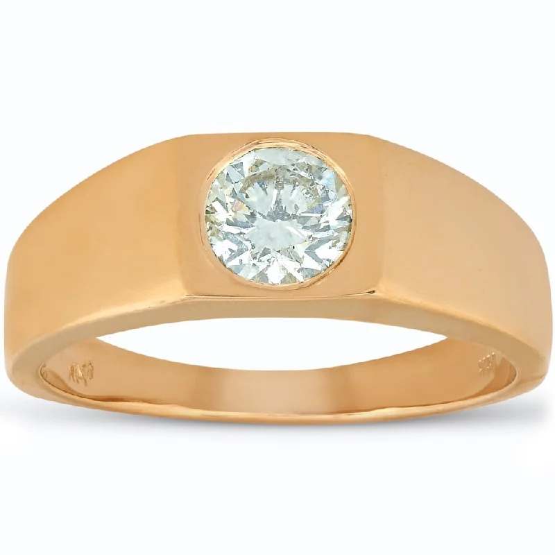 Adjustable Women's Diamond Rings with a Flexible Band for a Comfortable and Custom FitPompeii3 14k Yellow Gold 1 ct TDW Solitaire Round Brilliant Cut Diamond Mens Wedding High Polished Ring Clarity Enhanced Adjustable Women's Diamond Rings with a Flexible Band for a Comfortable and Custom FitPompeii3 14k Yellow Gold 1 ct TDW Solitaire Round Brilliant Cut Diamond Mens Wedding High Polished Ring Clarity Enhanced