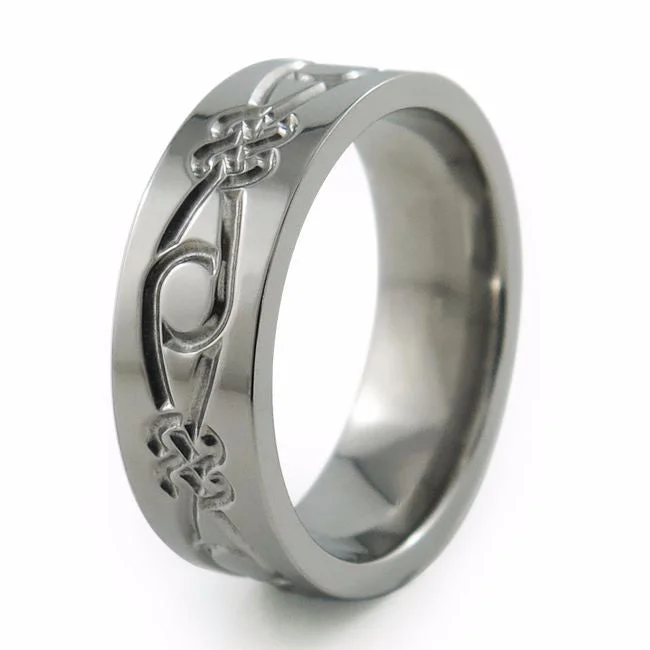 Men's polished brass rings with a warm glowMorgane