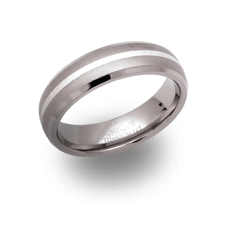Men's gold signet rings with engraved initialsUnique & Co 6mm Titanium Sterling Silver Inlay Ring Men's gold signet rings with engraved initialsUnique & Co 6mm Titanium Sterling Silver Inlay Ring