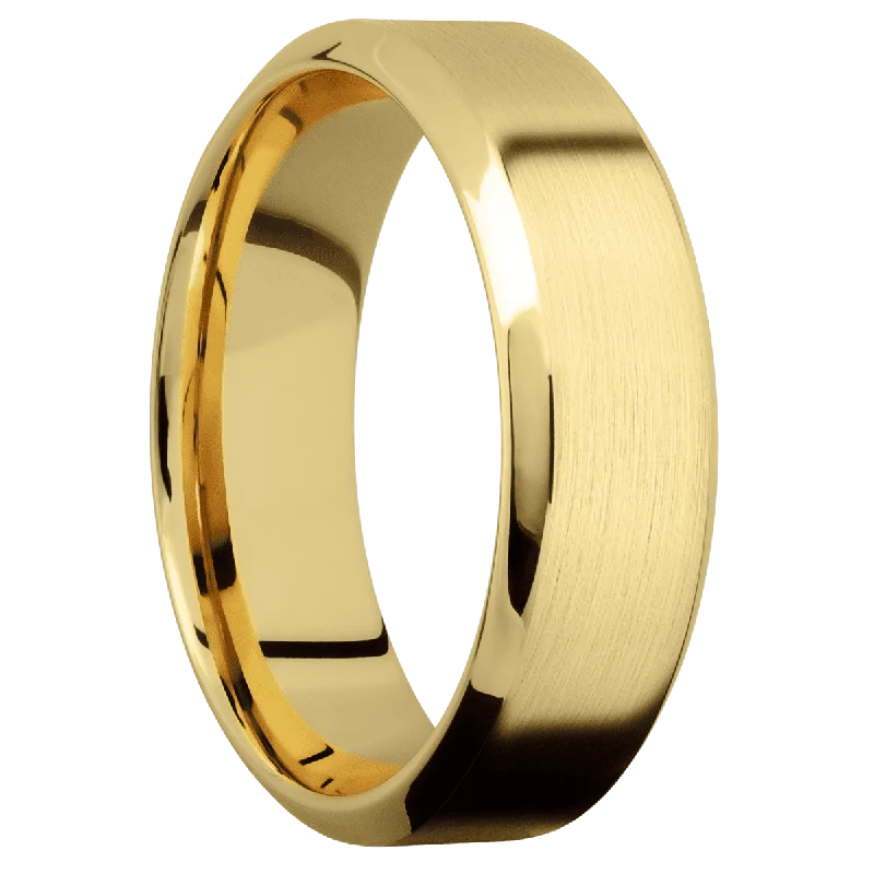Men's beaded rings with semi - precious stones14K Yellow Gold + Satin , Polish Finish Men's beaded rings with semi - precious stones14K Yellow Gold + Satin , Polish Finish