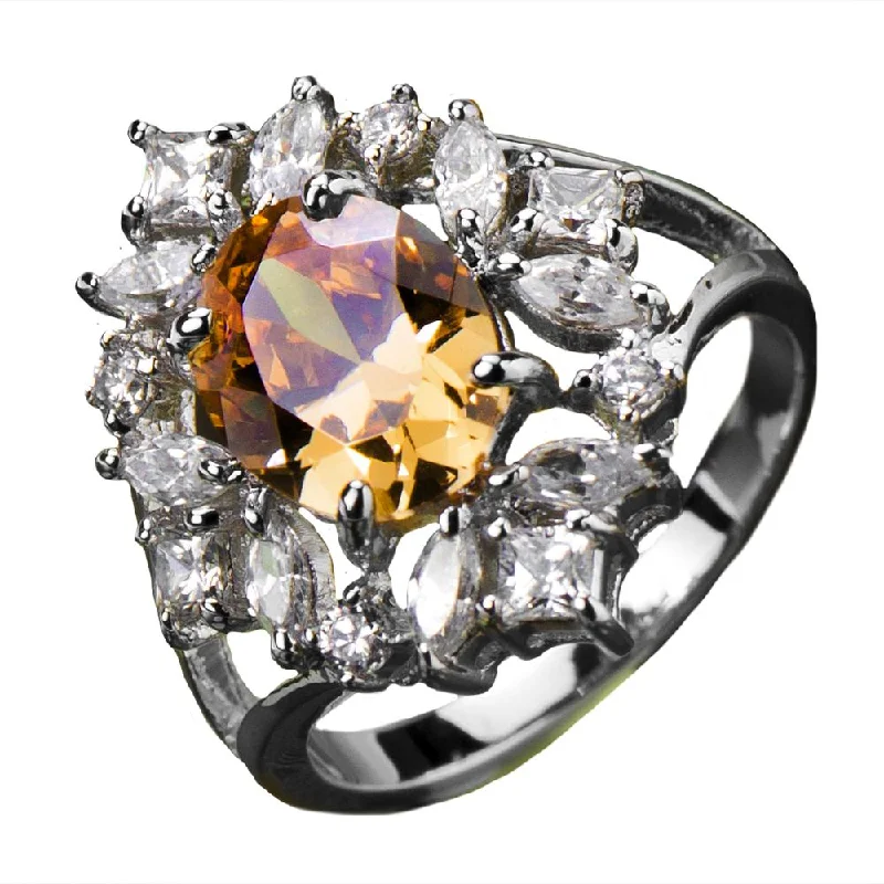 Magnetic Clasp Women's Rings for Easy Wearing and RemovalChampagne Spray Ring