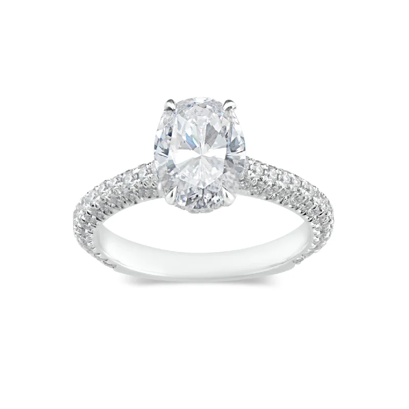 Men's Opal Engagement Rings in 10K Gold with a Milgrain - Trimmed BandOval Diamond Engagement Ring with Pave Diamond Shank Men's Opal Engagement Rings in 10K Gold with a Milgrain - Trimmed BandOval Diamond Engagement Ring with Pave Diamond Shank