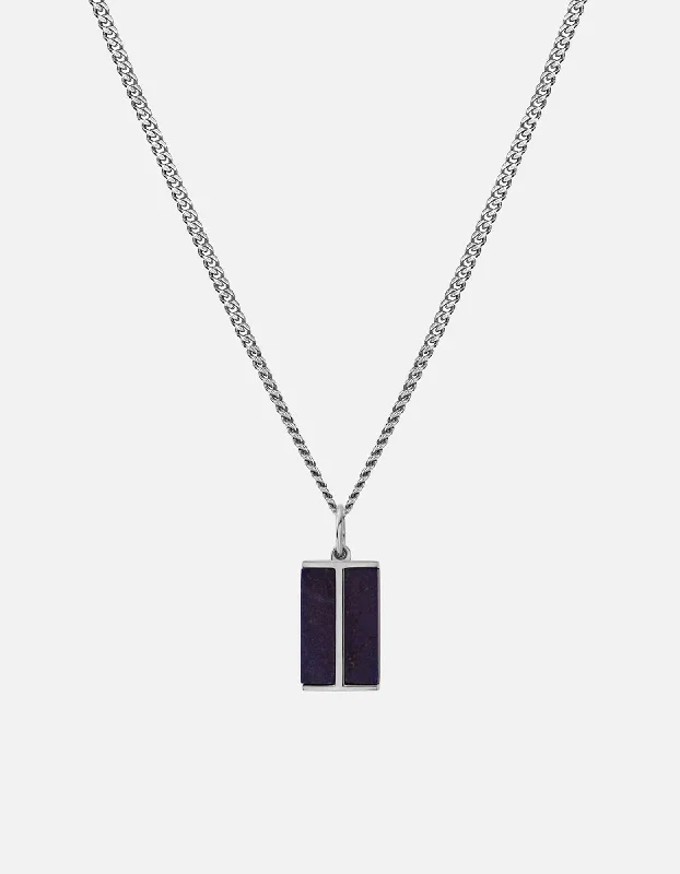 Statement - Making Cocktail Rings for Women with Large Cubic ZirconiaDuo Lapis Pendant Necklace, Sterling Silver Statement - Making Cocktail Rings for Women with Large Cubic ZirconiaDuo Lapis Pendant Necklace, Sterling Silver