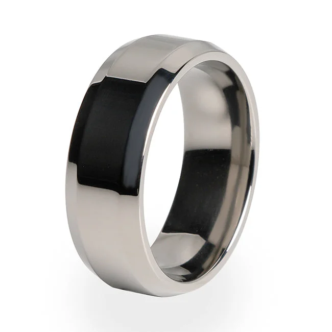 Men's anti - allergy rings for sensitive skinAscent | Mens Titanium Ring
