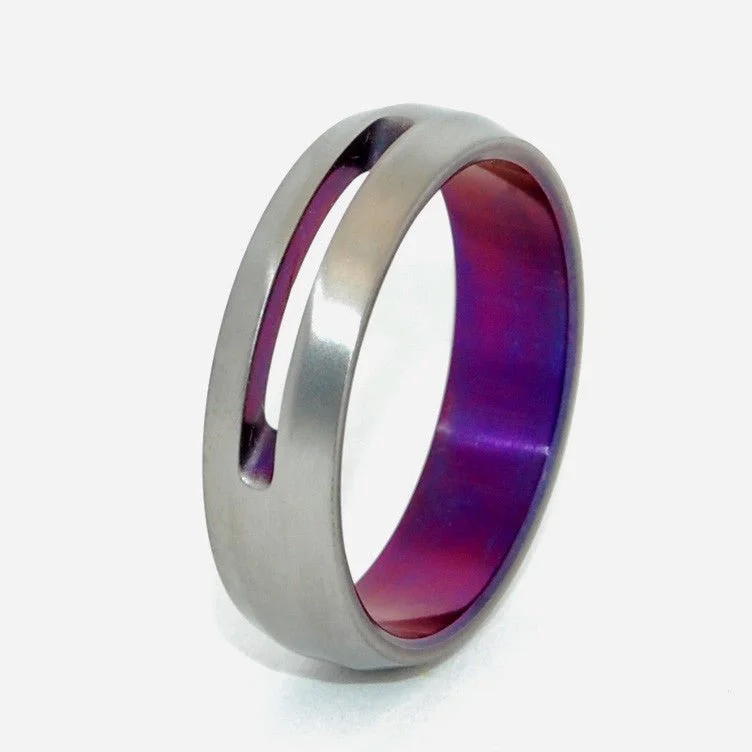 Women's Infinity Symbol Rings in Rose Gold for a Romantic TouchLet Love Shine Through | Men's Purple Anodized & Titanium Wedding Ring Women's Infinity Symbol Rings in Rose Gold for a Romantic TouchLet Love Shine Through | Men's Purple Anodized & Titanium Wedding Ring