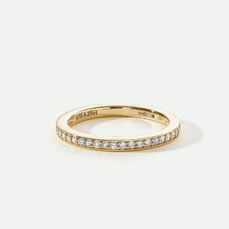 Bangle - Style Fashion Rings in Rose - Gold - Plated Aluminum with Etched PatternsHallie | 9ct Yellow Gold 0.25ct tw Lab Grown Diamond Ring Bangle - Style Fashion Rings in Rose - Gold - Plated Aluminum with Etched PatternsHallie | 9ct Yellow Gold 0.25ct tw Lab Grown Diamond Ring