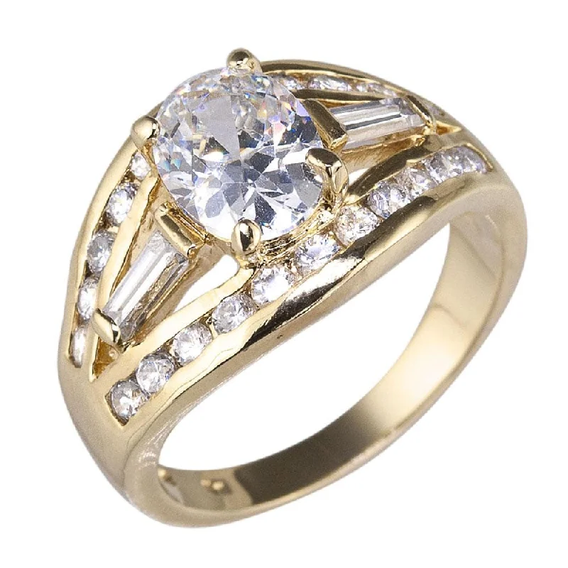 Minimalist Women's Rings with a Single Pearl in 14K Gold - Plated BandsAmora Ring