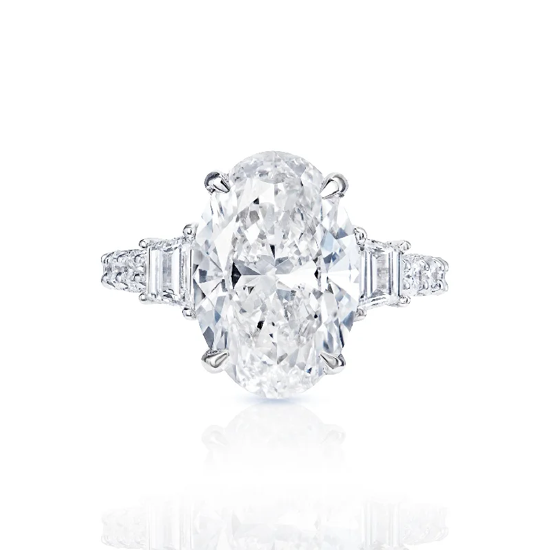 Pear - Shaped Women's Diamond Rings in Yellow Gold with a Single - Diamond Pendant LookJosie 8 Carat Oval Cut Earth Mined VVS1 Diamond Engagement Ring in 18k White Gold. GIA Pear - Shaped Women's Diamond Rings in Yellow Gold with a Single - Diamond Pendant LookJosie 8 Carat Oval Cut Earth Mined VVS1 Diamond Engagement Ring in 18k White Gold. GIA