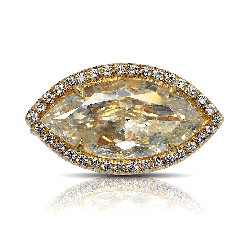 Princess - Cut Women's Diamond Rings in White Gold with a High - Clarity Diamond for a Modern LookKATE 4 CARAT MARQUISE CUT LIGHT YELLOW DIAMOND ENGAGEMENT RING 18K GOLD GIA CERTIFIED 3CT SI1 BY MIKE NEKTA Princess - Cut Women's Diamond Rings in White Gold with a High - Clarity Diamond for a Modern LookKATE 4 CARAT MARQUISE CUT LIGHT YELLOW DIAMOND ENGAGEMENT RING 18K GOLD GIA CERTIFIED 3CT SI1 BY MIKE NEKTA
