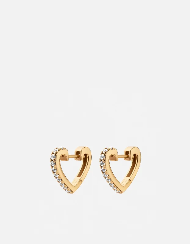 Floral - Patterned Women's Rings in 18K Yellow Gold for a Feminine LookAzra Huggies, Gold Vermeil/Sapphire Floral - Patterned Women's Rings in 18K Yellow Gold for a Feminine LookAzra Huggies, Gold Vermeil/Sapphire