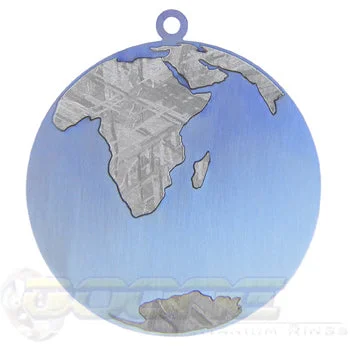 Titanium Rings with Mother - of - Pearl Inlays for an Elegant TouchBig Blue Marble Pendant Titanium Rings with Mother - of - Pearl Inlays for an Elegant TouchBig Blue Marble Pendant
