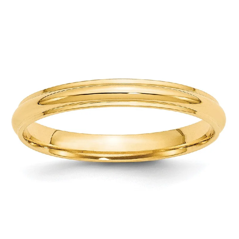 Men's magnetic rings for potential health benefits14k Yellow Gold 3mm Half Round with Edge Wedding Band Size 4 Men's magnetic rings for potential health benefits14k Yellow Gold 3mm Half Round with Edge Wedding Band Size 4