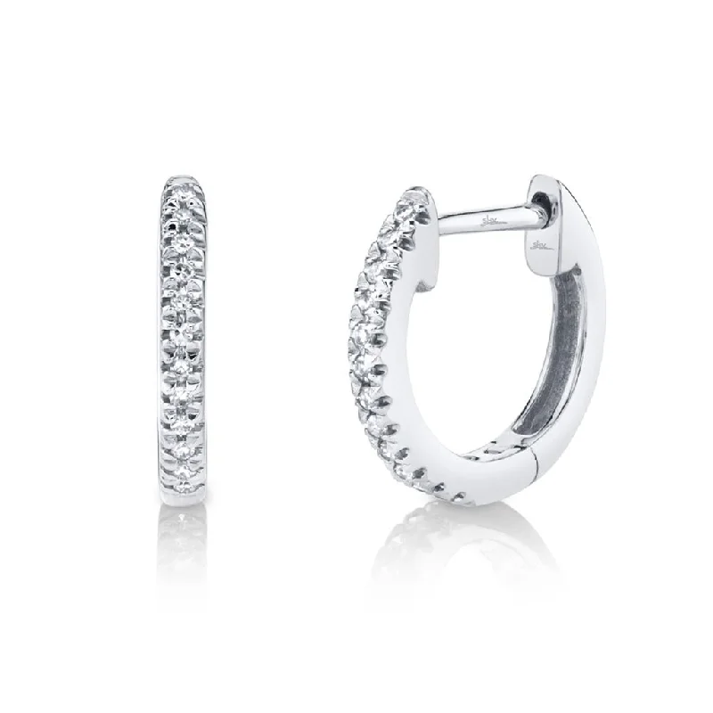 Shy 14Kw Mini Diamond Earrings