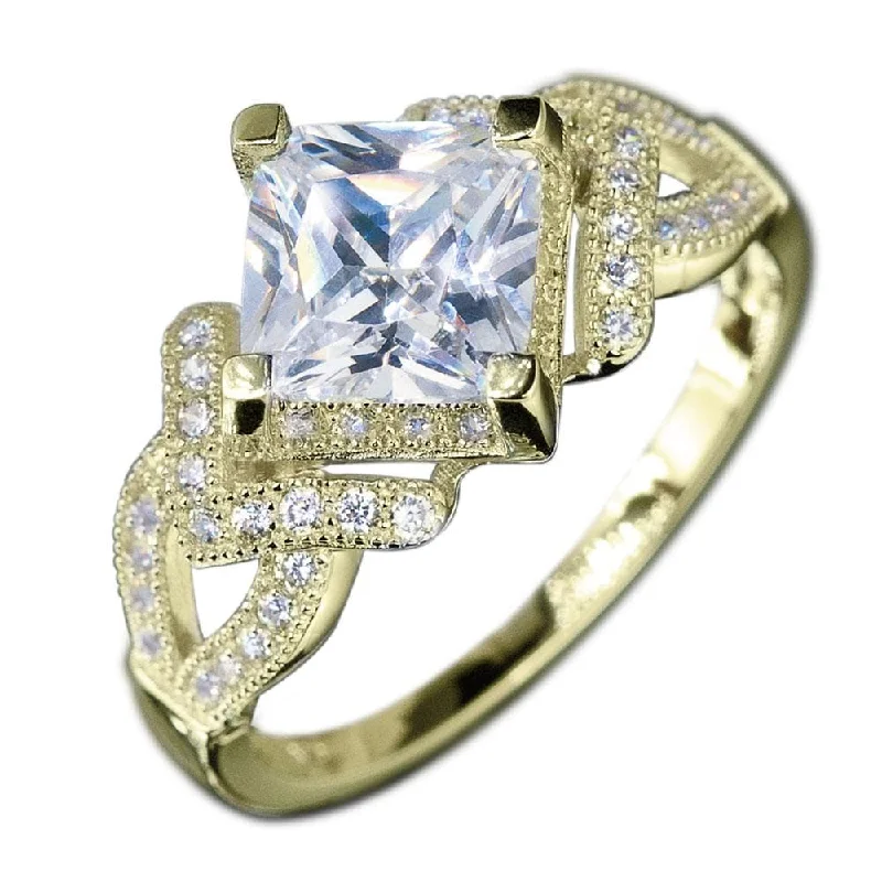 Women's Rings with Birthstones for a Personalized TouchPalermo Gold Ring