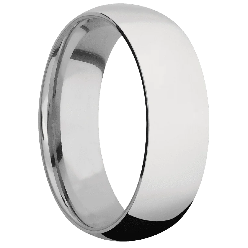 Men's black ceramic rings for a modern and edgy lookCobalt Chrome + Polish Finish + Titanium Men's black ceramic rings for a modern and edgy lookCobalt Chrome + Polish Finish + Titanium