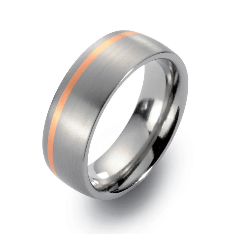 Titanium Rings with a Compass - Inlaid Center for Adventurers51300-01 TeNo Titanium Ring Titanium Rings with a Compass - Inlaid Center for Adventurers51300-01 TeNo Titanium Ring