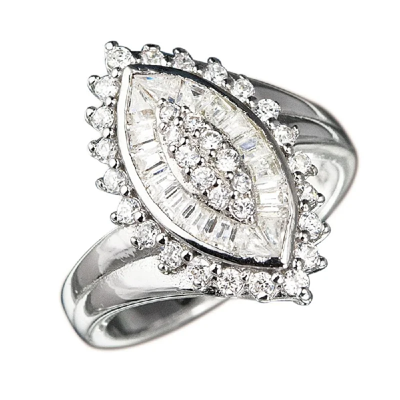 Enamel - Coated Women's Rings in Bright, Bold ColorsDaria Marquise Ring