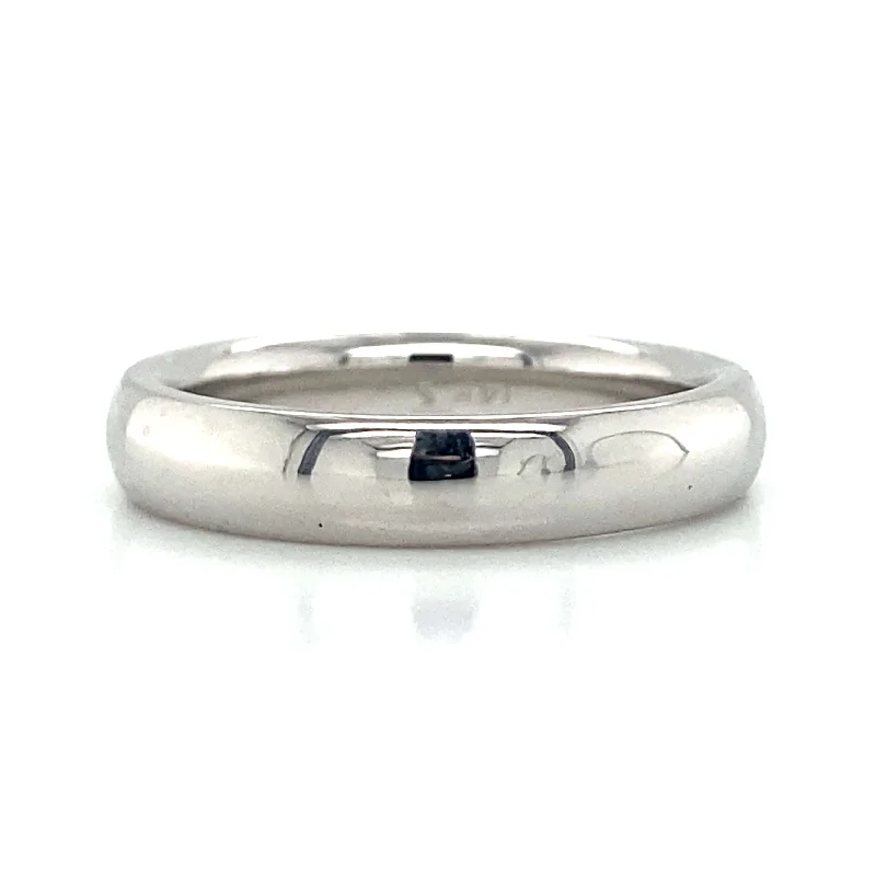 Men's adjustable - size rings for a perfect fit14k White Gold Comfort Fit Band