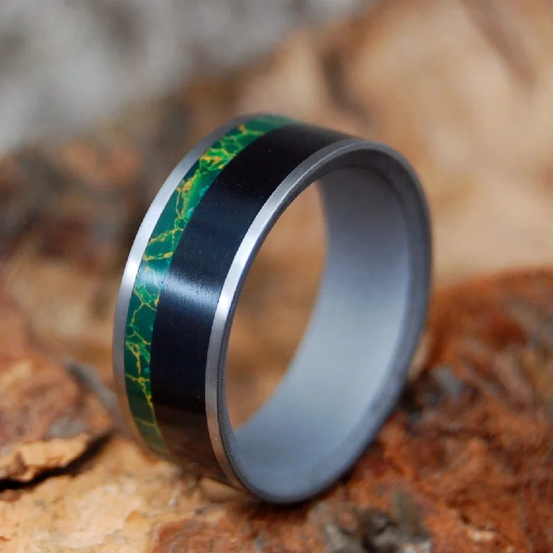 Magnetic Clasp Women's Rings for Easy Wearing and RemovalWater Buffalo Moss | Men's Water Buffalo Horn, Egyptian Jade & Titanium Wedding Ring Magnetic Clasp Women's Rings for Easy Wearing and RemovalWater Buffalo Moss | Men's Water Buffalo Horn, Egyptian Jade & Titanium Wedding Ring