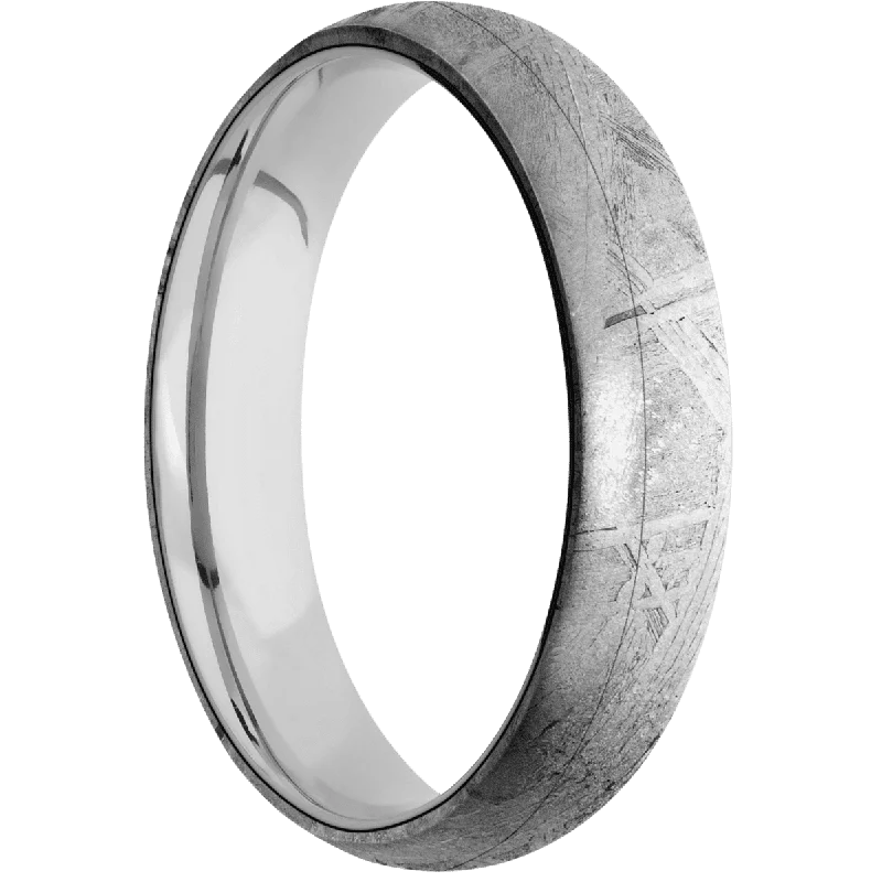 Men's rose - gold - plated rings for a trendy colorMeteorite + None Finish