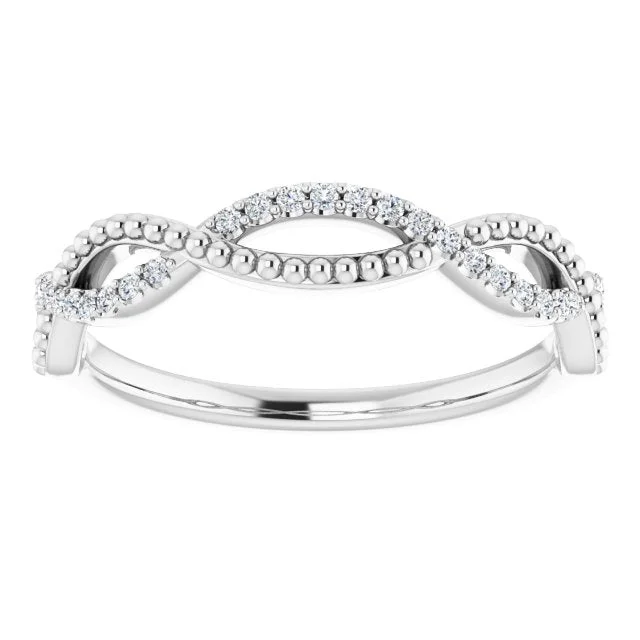 Anniversary rings with a diamond - and - malachite combinationInfinity Style Round Diamond Wedding Band Milgrain Accent Anniversary Ring Anniversary rings with a diamond - and - malachite combinationInfinity Style Round Diamond Wedding Band Milgrain Accent Anniversary Ring