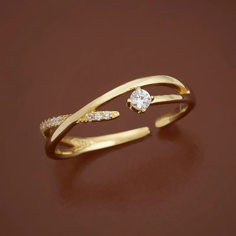 Topaz double finger rings in various shades92.5 Silver Finger Ring 168112