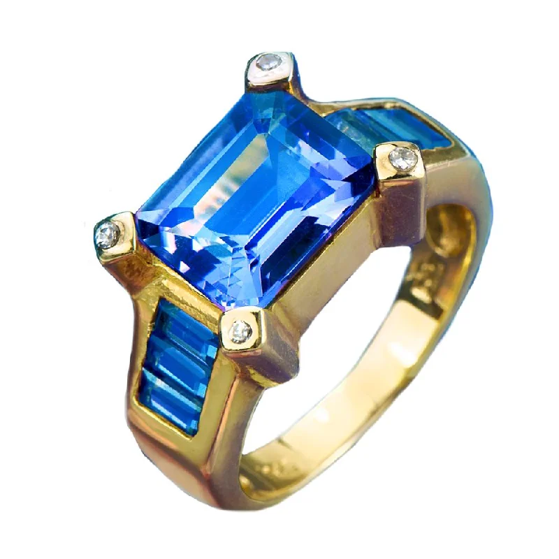 Women's Rings with Birthstones for a Personalized TouchCleopatra Topaz Ring