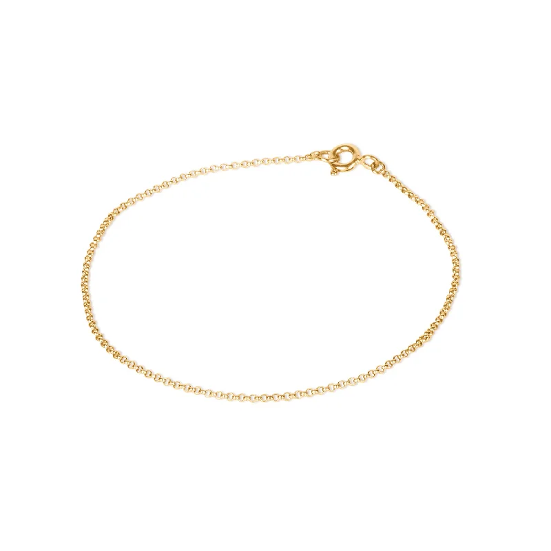 Men's thumb rings with a wide bandLula Belcher Chain Solid Gold Bracelet