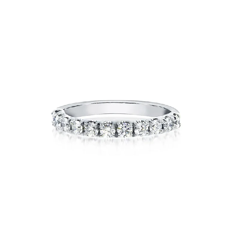 White gold anniversary rings with a sleek appearanceTimeless Julianna Diamond Band