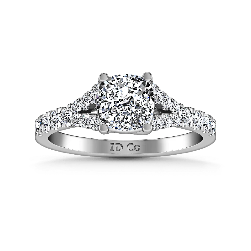 Vintage - Inspired Filigree - Design Women's Rings in Sterling SilverPave Cushion Cut Diamond Engagement Ring Riverton 14K White Gold Vintage - Inspired Filigree - Design Women's Rings in Sterling SilverPave Cushion Cut Diamond Engagement Ring Riverton 14K White Gold