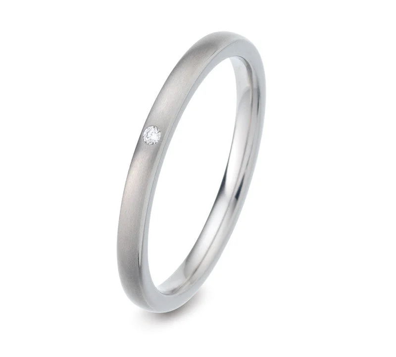 Hypoallergenic Titanium Rings for Sensitive Skin52430-02 TeNo Titanium Ring