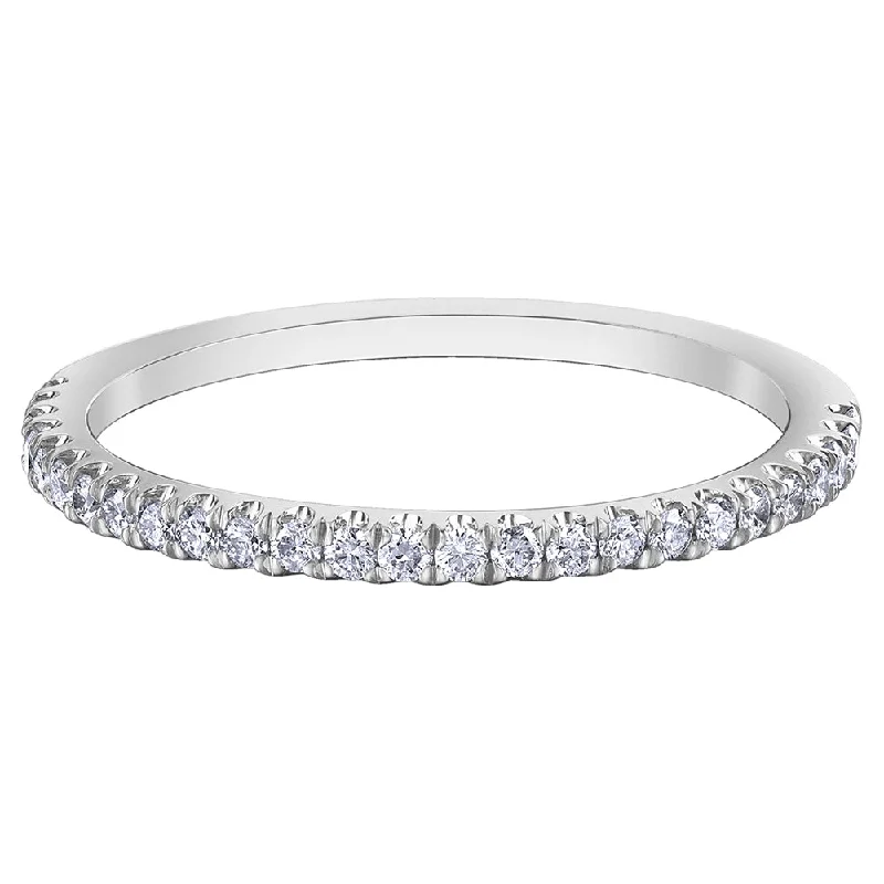 Anniversary rings with a hidden diamond in the bandClassic Diamond Half-Eternity Band Anniversary rings with a hidden diamond in the bandClassic Diamond Half-Eternity Band