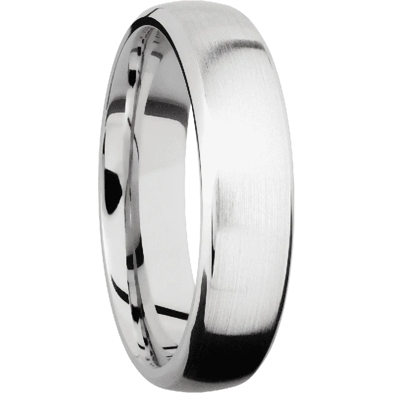 Men's budget - friendly rings for cost - conscious shoppers18K White Gold + Satin , Polish Finish Men's budget - friendly rings for cost - conscious shoppers18K White Gold + Satin , Polish Finish