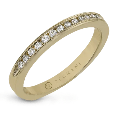 Anniversary rings with a diamond - and - zircon combinationZR42 Anniversary Ring in 14k Gold with Diamonds Anniversary rings with a diamond - and - zircon combinationZR42 Anniversary Ring in 14k Gold with Diamonds
