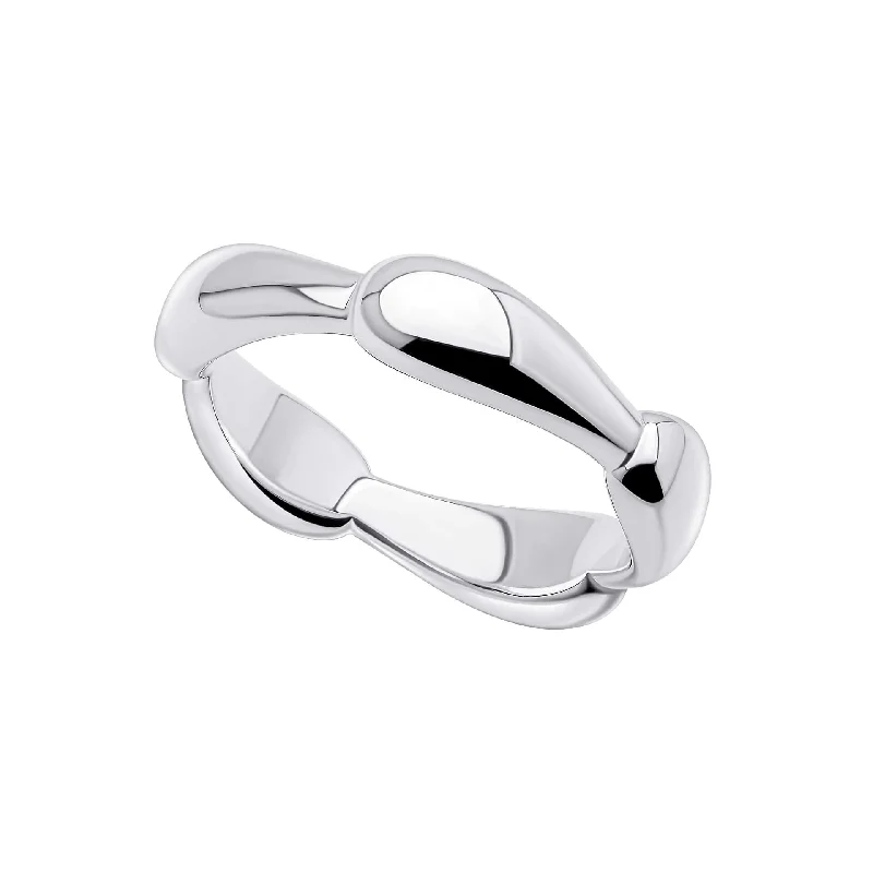 Fashion Rings with Initial Charms in Silver - Plated Metal for a Custom AccessoryBeginnings Sterling Silver Ring R3892