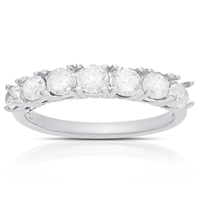 Signature - Design Women's Diamond Rings with a Brand - Specific Pattern and High - Quality DiamondsFinesque Sterling Silver ct TDW Diamond Band Ring Signature - Design Women's Diamond Rings with a Brand - Specific Pattern and High - Quality DiamondsFinesque Sterling Silver ct TDW Diamond Band Ring