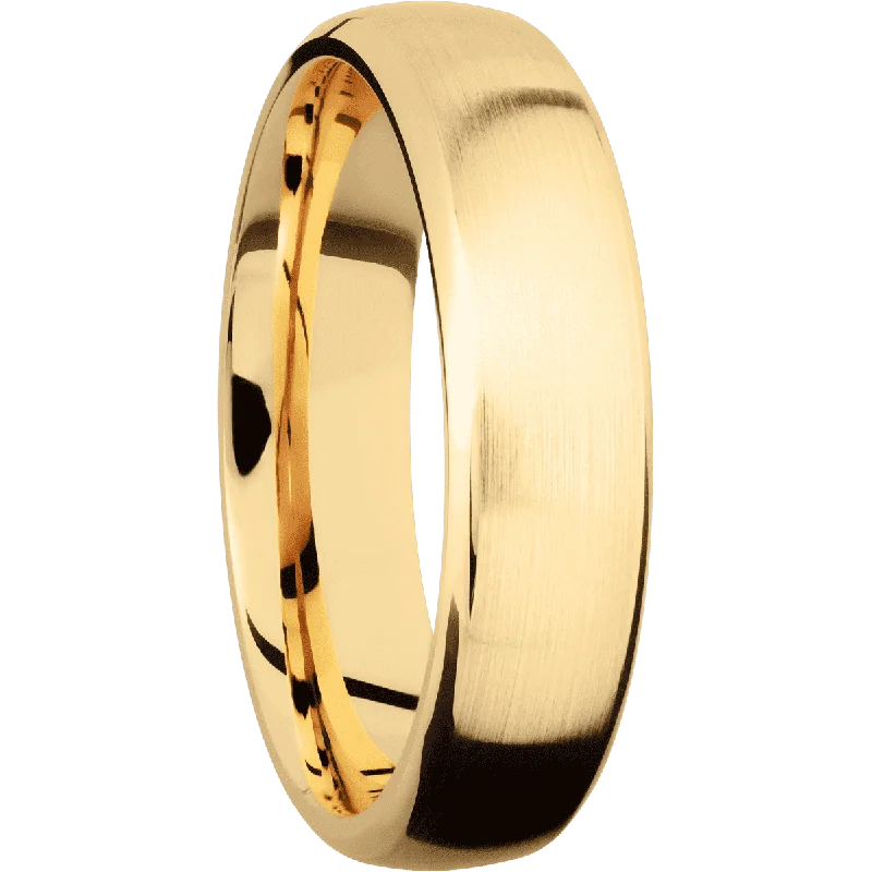 Men's laser - engraved rings with custom messages14K Yellow Gold + Satin , Polish Finish Men's laser - engraved rings with custom messages14K Yellow Gold + Satin , Polish Finish