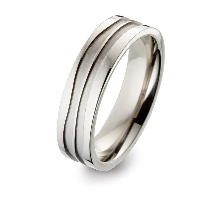 Titanium Rings with a Magnetic Insert for a Novel Feature52396-01 TeNo Titanium Ring Titanium Rings with a Magnetic Insert for a Novel Feature52396-01 TeNo Titanium Ring