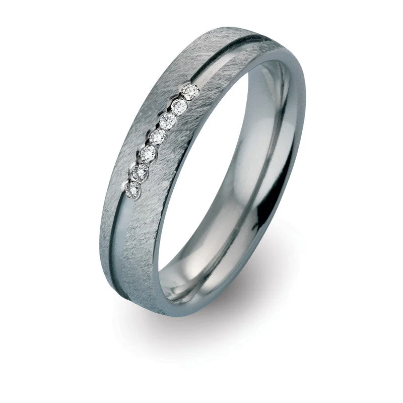 Hypoallergenic Titanium Rings for Sensitive Skin51923-02 TeNo Titanium Ring