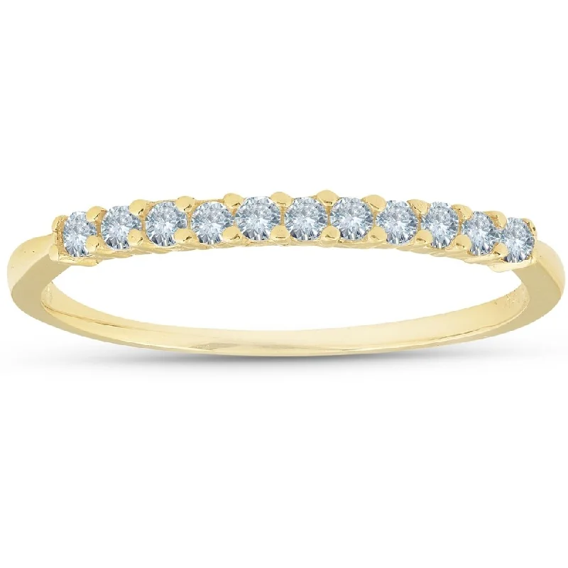 Women's Diamond Rings with Opal Inlays and Diamond Accents for a Mysterious and Iridescent Look1/4ct 14K Yellow Gold Diamond Wedding Anniversary Ring Band Women's Diamond Rings with Opal Inlays and Diamond Accents for a Mysterious and Iridescent Look1/4ct 14K Yellow Gold Diamond Wedding Anniversary Ring Band