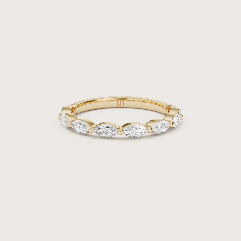 Women's Infinity Symbol Rings in Rose Gold for a Romantic TouchNautilus Marquise Band | Halfway Diamond Women's Infinity Symbol Rings in Rose Gold for a Romantic TouchNautilus Marquise Band | Halfway Diamond