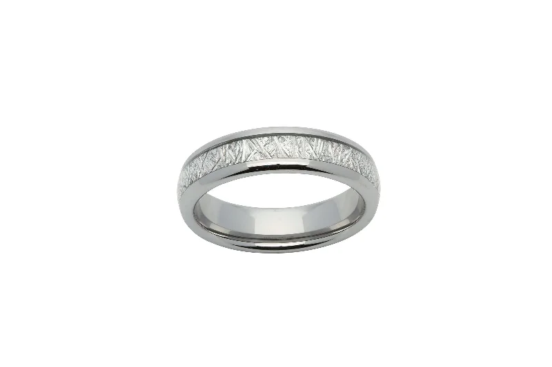 Men's pinky rings with a small gemstoneUnique & Co Tungsten Ring with Meteorite Paper Inlay Men's pinky rings with a small gemstoneUnique & Co Tungsten Ring with Meteorite Paper Inlay